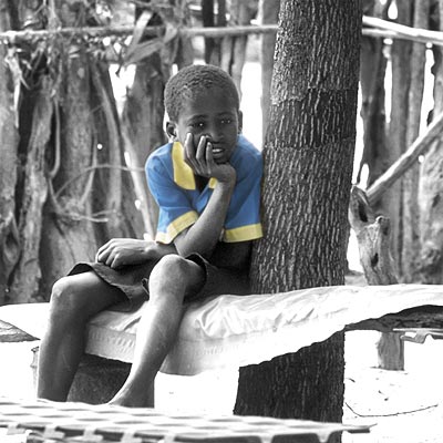Child in Blue