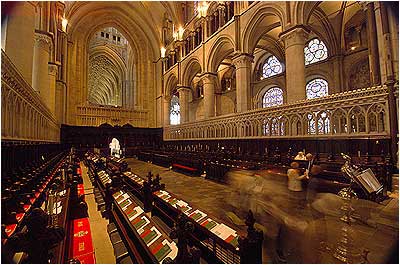 Benches in the Quire