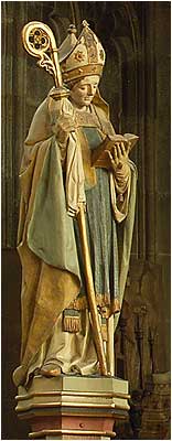 Figure on Pulpit Steps